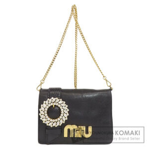 Miu MIu Chain Shoulder Bag Calfskin